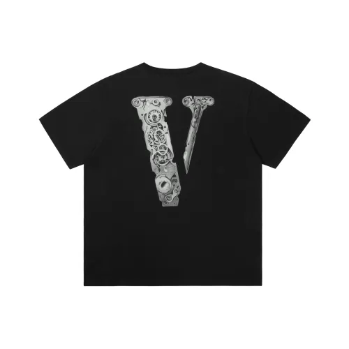 VLONE Черно-серебристые унисекс футболки