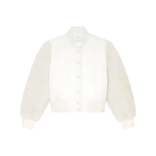 Givenchy кожаная куртка женская белая