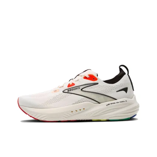 Brooks Glycerin 22 Амортизация и Дышащий Низкий Топ Повседневные Беговые кроссовки Женские Кокосовый Зеленый