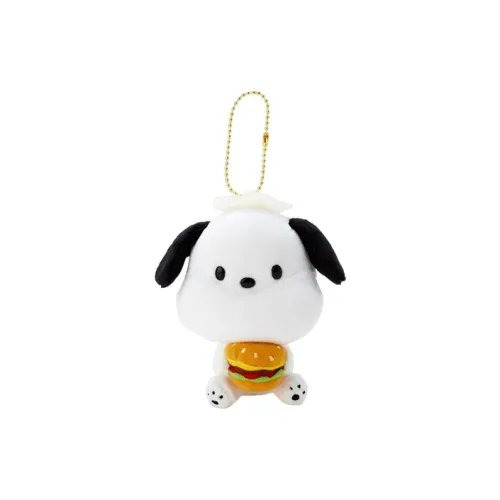 Санрио DAISO Дизайн Кукла Plush Pochacco Подвеска 12 см Рекомендуемая высота