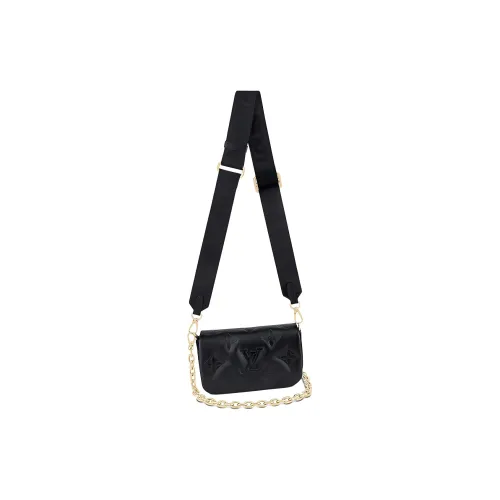 LOUIS VUITTON Сумка из телячьей кожи сумка через плечо сумка на плечо сумка через плечо стандартная женская черная