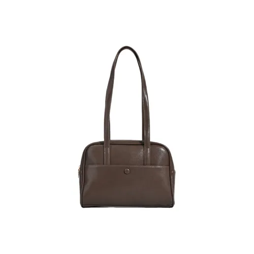 NOMK ПУ (полиуретан) Сумка через плечо Сумка через плечо Женская Кофейная Черная