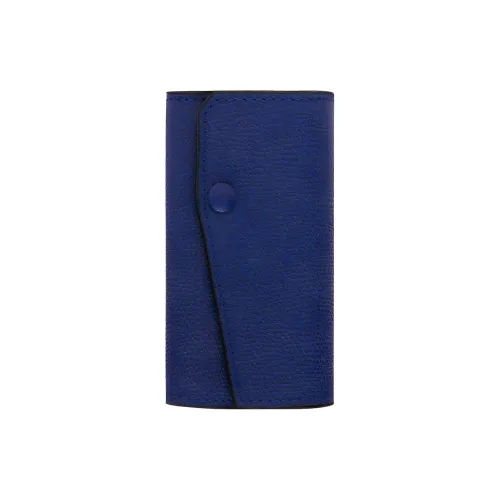Valextra Кожа Key Pouch Женские Королевский синий