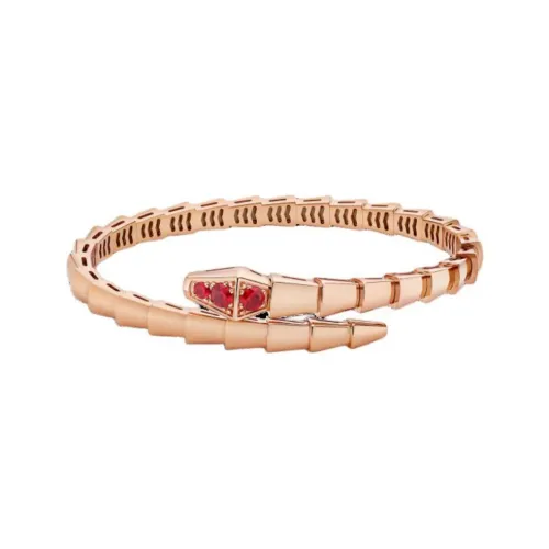 BVLGARI 18К Розовое золото с рубином Браслеты Унисекс