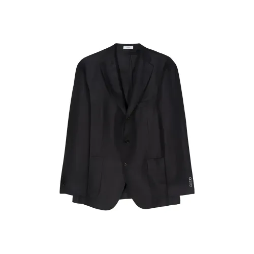 Больгиоли SS24 Бизнес Костюм Пальто Мужской Полуночный Синий