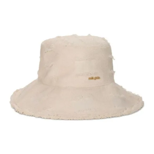 CULT GAIA Полиэстер Ведрообразные Шляпы Женские Экрю