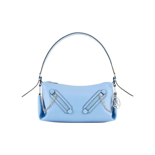 ARMANI EXCHANGEAE Полиэстер Сумка Сумка через плечо Женская Небесно-голубая