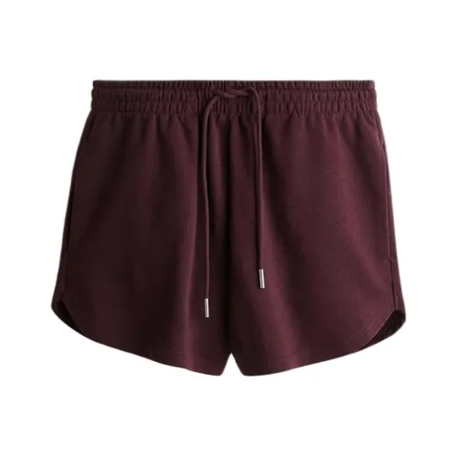 H&M Бургундские Женские Спортивные Шорты