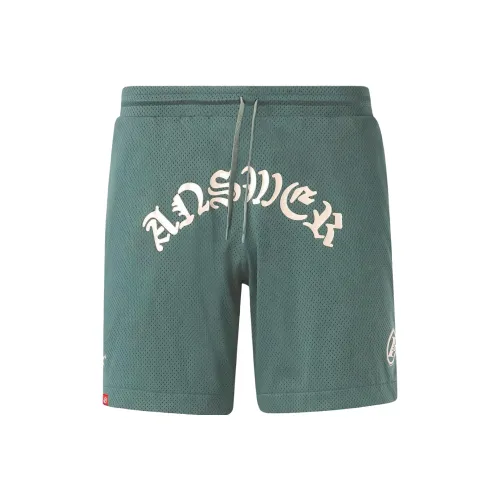 Reebok Баскетбольные шорты Мужские Армейский зеленый