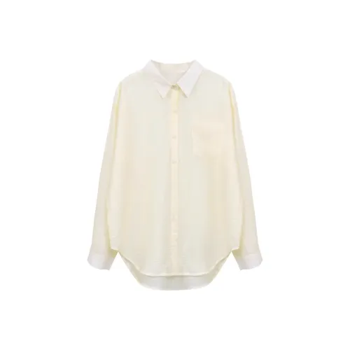 JECCI FIVE Светло-желтые Женские Рубашки