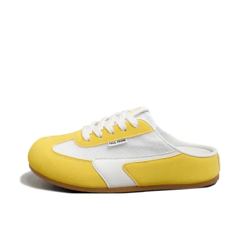 PAUL FRANK Антизапахивающие Устойчивые к истиранию Домашние тапочки Женские Желтые