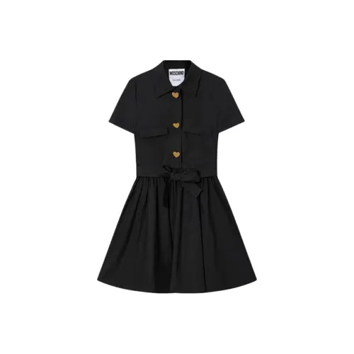 MOSCHINO Короткое платье с короткими рукавами женское