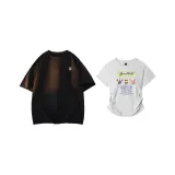 Чёрный, свободный крой + белый, серый, талию, утягивающий стиль