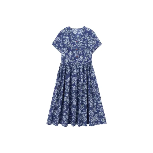 X MOOM Короткое платье с короткими рукавами женское