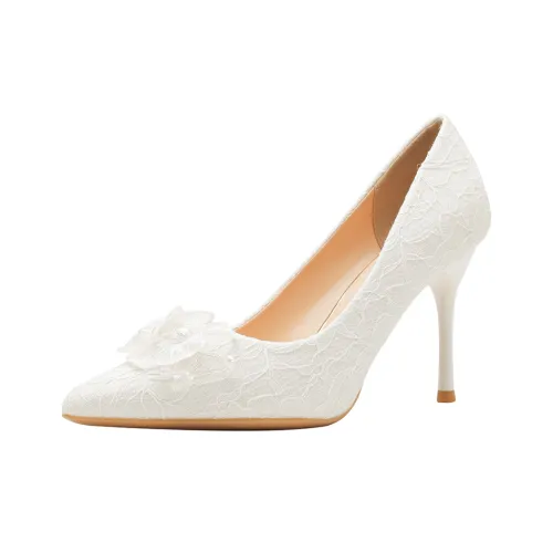 GOSO Высокие каблуки Белый Женские