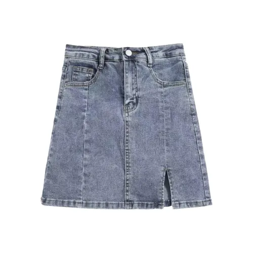 Lan Miao Джинсовые короткие юбки Женские