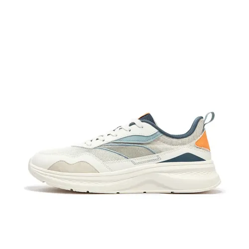 361° Легкий Комфорт Серия Повседневный Низкий Топ Перо Белый/Ностальгический Синий Мужской