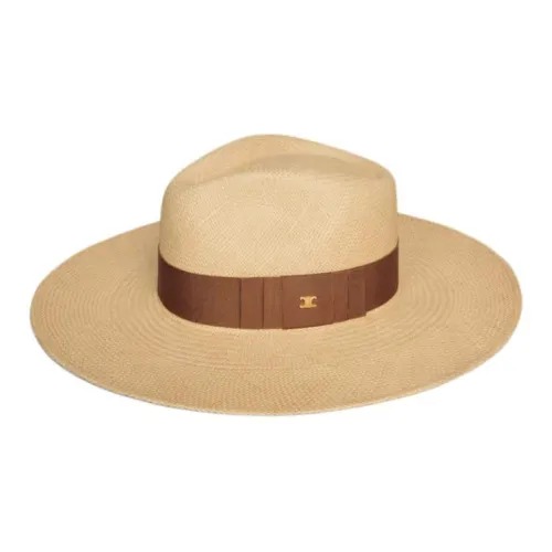 CELINE Солома Шапки и Кепки Женские Карамель