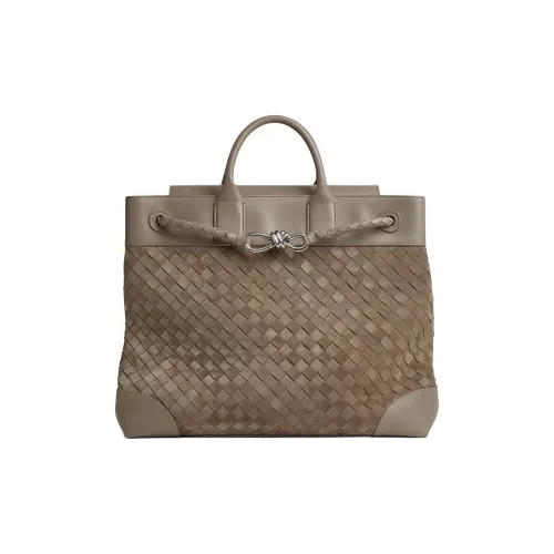 Bottega Veneta Andiamo series Телячья кожа Сумка Мужской Лайм Каменный цвет