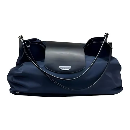 Balenciaga Нейлоновая сумка большая женская морского синего цвета