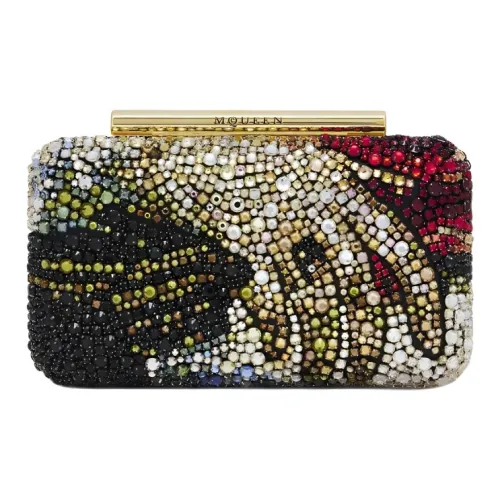 McQ Alexander McQueen Lambskin Clutch Women's Multicolor