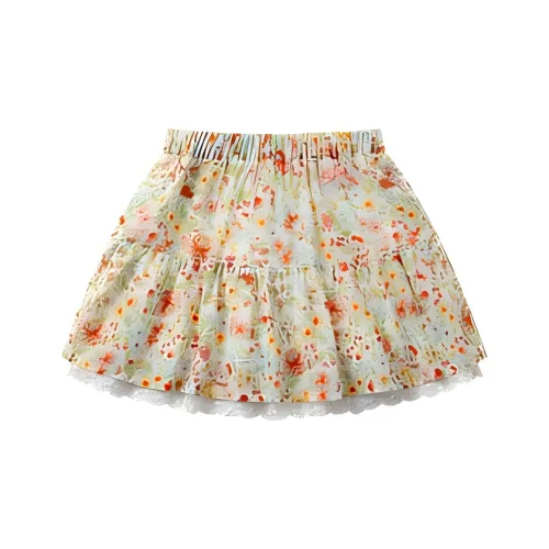 PAW IN PAW Cartoon Bear Короткая юбка Смешанный цвет Дети Возраст 3-7 лет