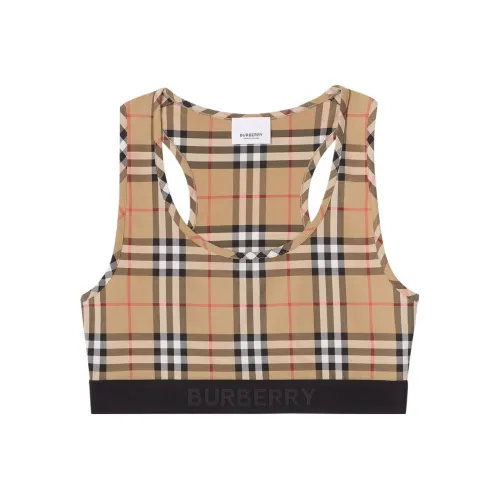 Burberry SS22 Майка Женская Коричневая