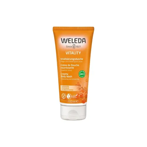 WELEDA Активный гель для душа с морским бербером питательный увлажняющий очищающий 200 мл