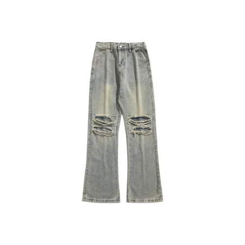 ERDU Синие Унисекс Джинсы