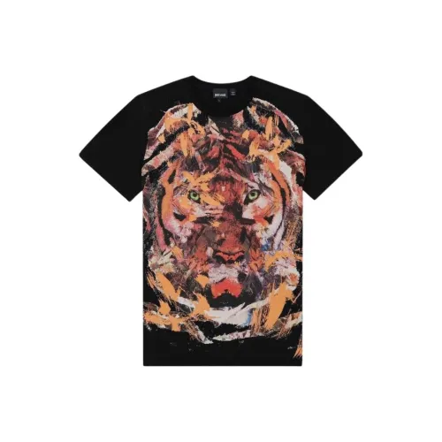 Just Cavalli T-Shirt Мужской Черный