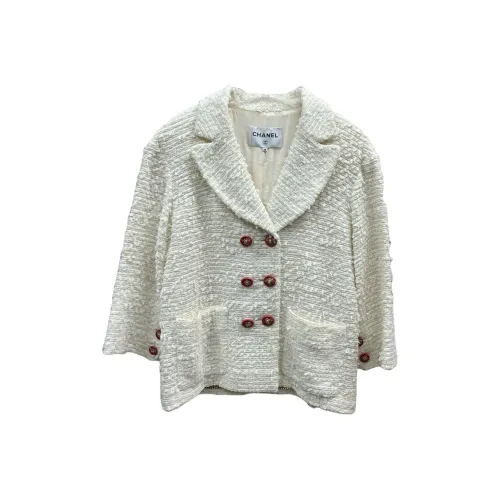 CHANEL 17P Весенне-летняя Предварительная коллекция Куртки и Пальто Женская Белая