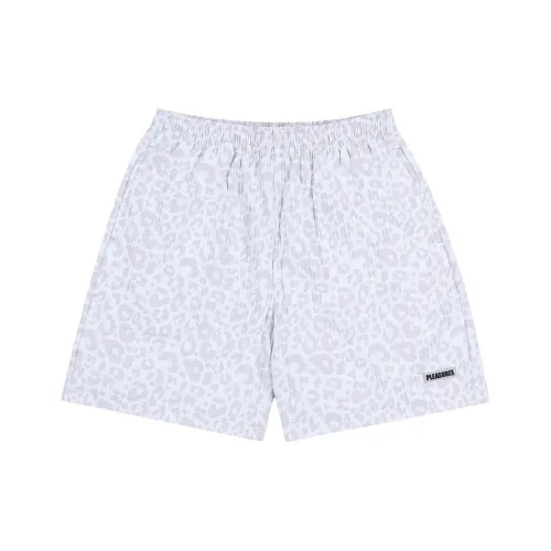 PLEASURES Повседневные шорты Мужские Белые