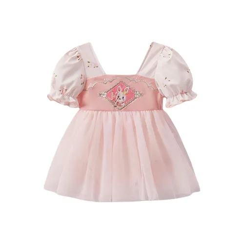 JELLYBABY Детский купальник розовый для детей 3-7 лет