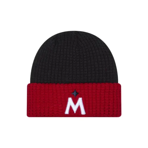 New Era Акрил Трикотажная ткань Шапки-бини Унисекс Красный