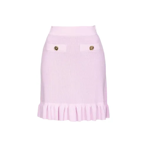 PINKO Розовые Женские Повседневные Короткие Юбки
