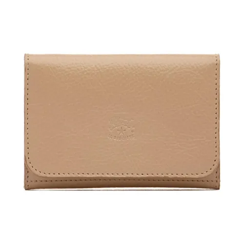 Il Bisonte Мягкий Растительное дубление Воловья кожа Кожа Картхолдер Стандартный Мужской Многоцветный