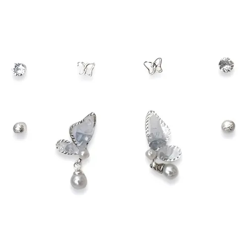 LuluCanaan Alloy Stud Earrings Women's