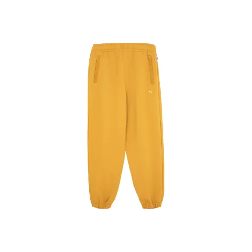 PUMA Earth Yellow Унисекс Вязаные Тренировочные Брюки
