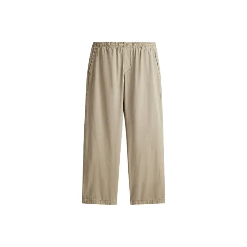 H&M Хаки-бежевые Мужские Повседневные Штаны