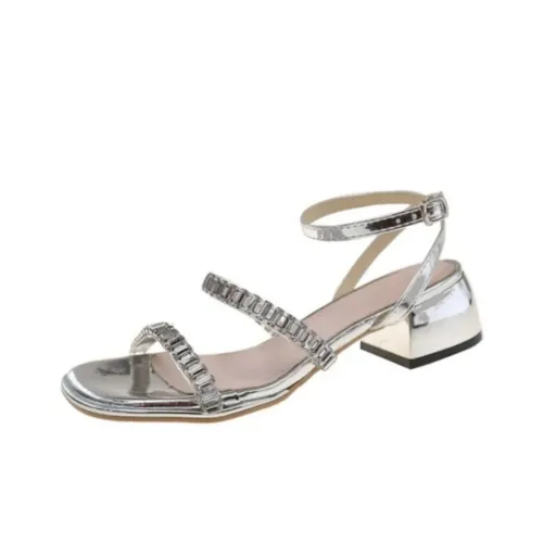 Aimilian One Ремень Сандалии Женские Серебряные