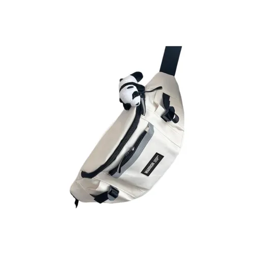 Warrior Нейлоновая сумка через плечо поясная сумка унисекс белый черный