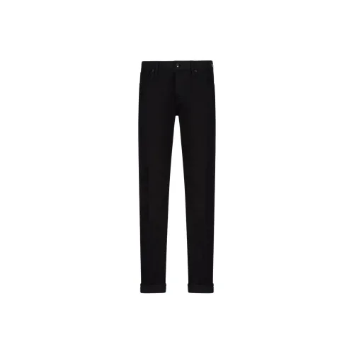 EMPORIO ARMANI Черные Мужские Джинсы