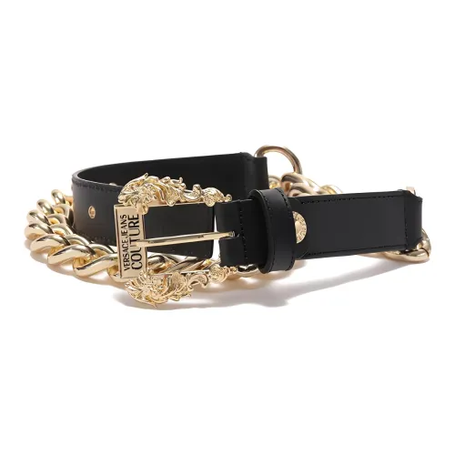 VERSACE JEANS COUTURE Пряжка не регулируемые ремни из искусственной кожи женские ширина 2,5 см