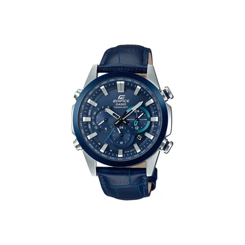 CASIO Кварцевый механизм Мужские часы EDIFICE 49,1мм*44мм*11,9мм Синий