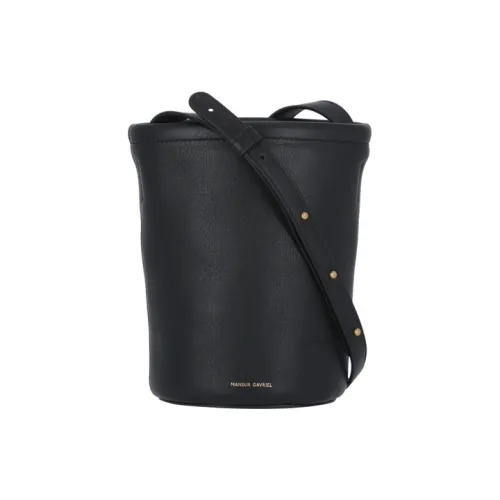 MANSUR GAVRIEL Телячья кожа Ведрообразные сумки Сумки через плечо Сумка через плечо Женская Черная