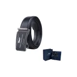 Чёрная металлическая пряжка (тёмно-синяя коробка)