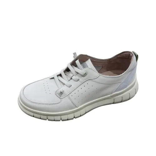 Hush Puppies Устойчивая к истиранию Низкая Повседневная Обувь Женская Белая