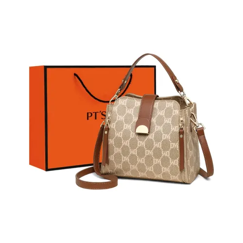 PT'SON Сумка через плечо из синтетической кожи сумка обычного размера женская коричневая