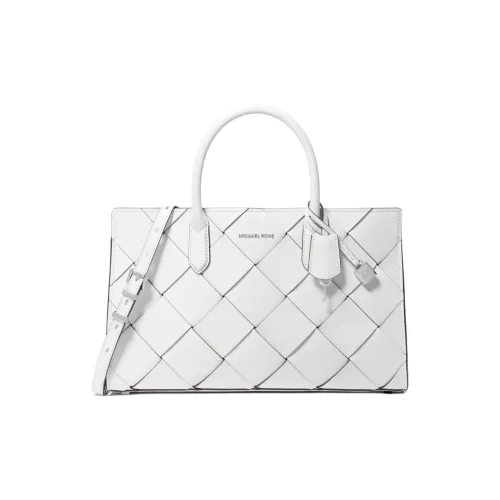 MICHAEL KORS Scarlett Коровья кожа Сумка через плечо Сумка среднего размера Женская Белая