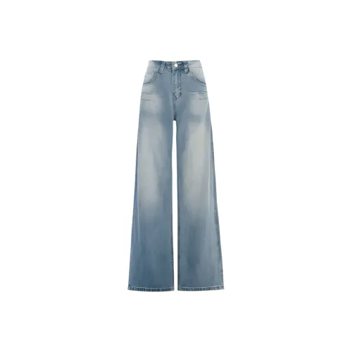 MIMOSA CHUR Синий Стандартное издание Женские Джинсы